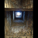 Blick in die Kuppel eines Turmes im Pre Rup
